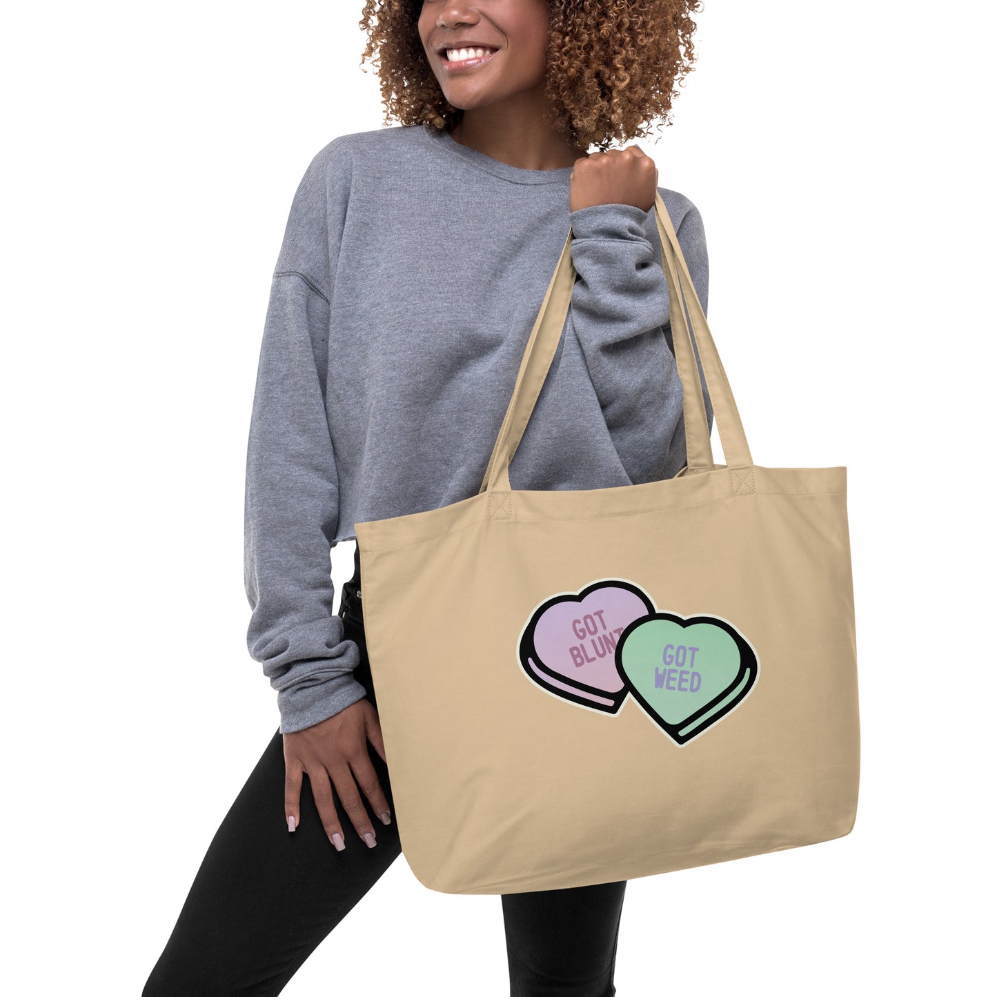 Got Blunt? Got Weed? Large organic tote bag by Sen.Tries