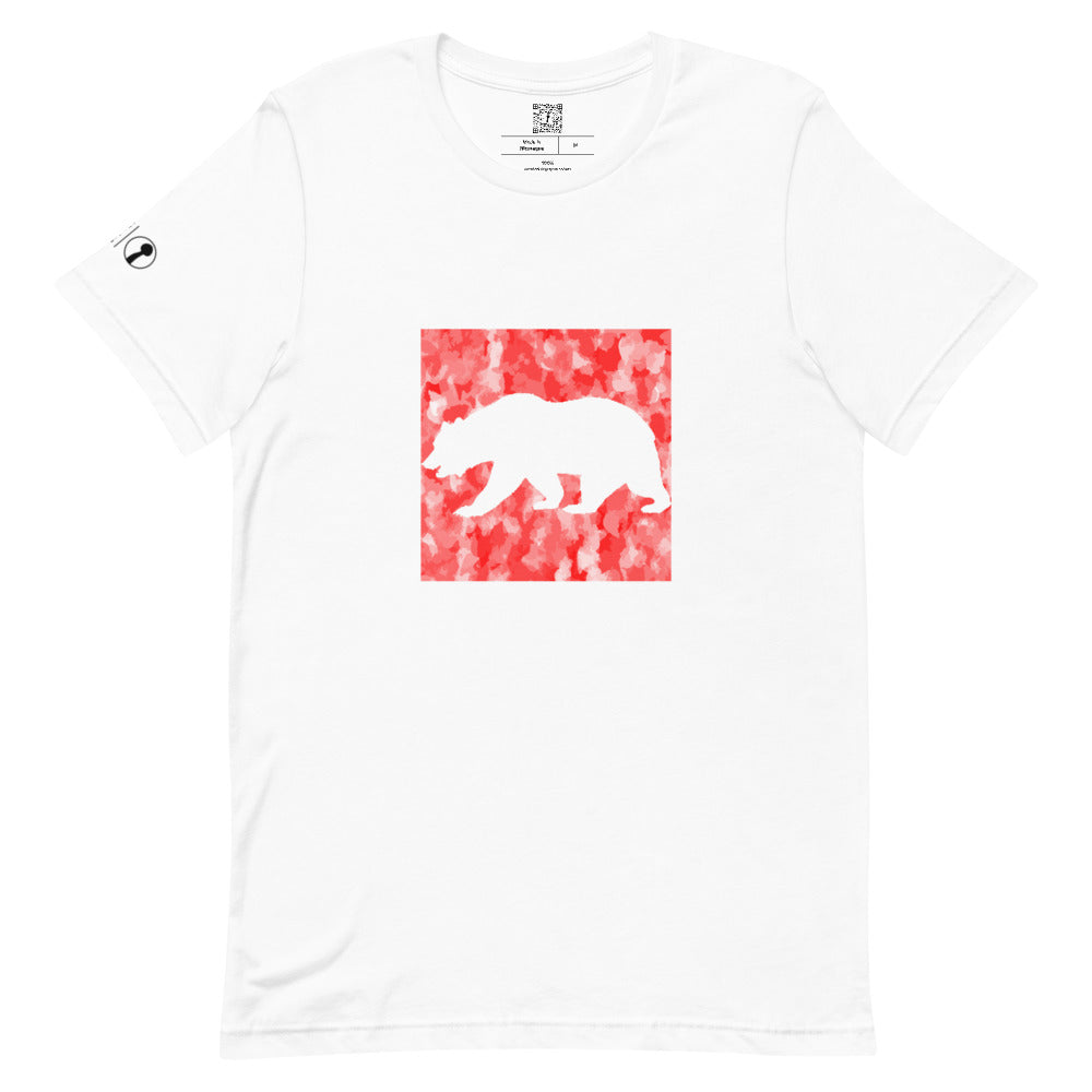 Red California Bear Tee